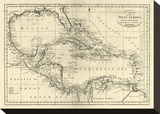 Chart of the West Indies  c1795