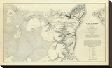 Civil War: Official Plan of The Siege of Yorktown Virginia  c1862
