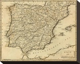 Spain  Portugal  c1812