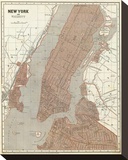 New York and Vicinity  c1845