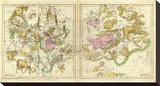 The Constellations in April - September  c1835