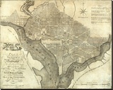 Plan of the City of Washington  c1795