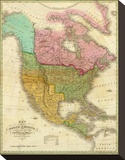 Map of North America Including All the Recent Geographical Discoveries  c1826