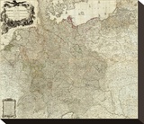 Map of the Empire of Germany  c1790