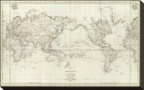 Mappemonde  c1797