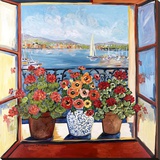 Flowers and Seascape