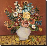 Gold with Black Vase