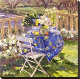 Flowers On Blue