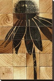 Cone Flower Wood Block