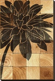 Dahlia Wood Block