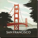 San Francisco Golden Gate Bridge Square