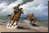 Roping Longhorns