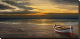 Tramonto sulla battigia