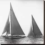 Sailboats in the America's Cup  1934