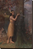 Indian Girl & Squirrel