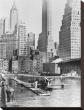 Airplane Landing in Manhattan  1935