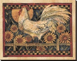 Rooster With Sunflowers