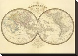 Mappemonde  c1849