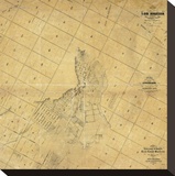 Map of The City of Los Angeles  c1857