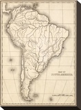 Map of South America  c1839