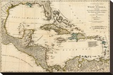 Complete Map of the West Indies  c1776