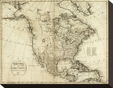 Map of North America  c1796