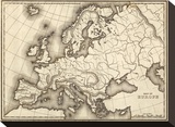 Map of Europe  c1839