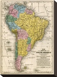 Map of South America  c1839