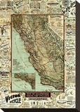 Map of California Roads for Cyclers  c1896