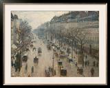 The Boulevard Montmartre on a Winter Morning