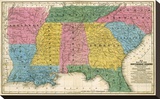Map of the Southern States  c1839