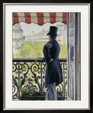 Man on a Balcony  Boulevard Haussmann  1880