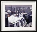 Rooftops in the Snow  c1878