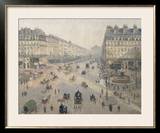 Avenue de l'Opéra  soleil  matinée d'hiver