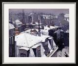 Rooftops in the Snow  c1878