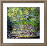 The Waterlily Pond with the Japanese Bridge  1899
