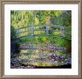 The Waterlily Pond with the Japanese Bridge  1899