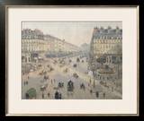 Avenue de l'Opéra  soleil  matinée d'hiver