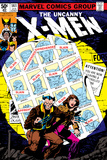 Uncanny X-Men 141 Cover: Wolverine  Pryde and Kitty Charging