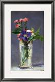 Carnations and Clematis in a Crystal Vase  1882