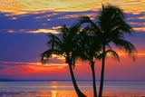 Colorful Sunset over Sombrero Beach in the Florida Keys