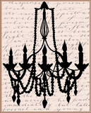 Chandelier Calligraphy I