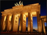 Brandeburg Gate at Dusk  Berlin  Germany