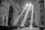 Sunbeams Inside St Peter's Basilica