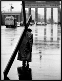 Man Carrying Cross  Berlin  October 1961