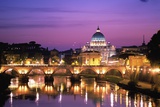 Sant'Angelo Bridge over Tiber River