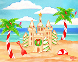 Christmas in July Sandcastle