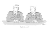 "No  she likes me best!" - New Yorker Cartoon