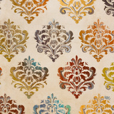 Colorful Damask Square II