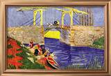 The Langlois Bridge At Arles with Women Washing
